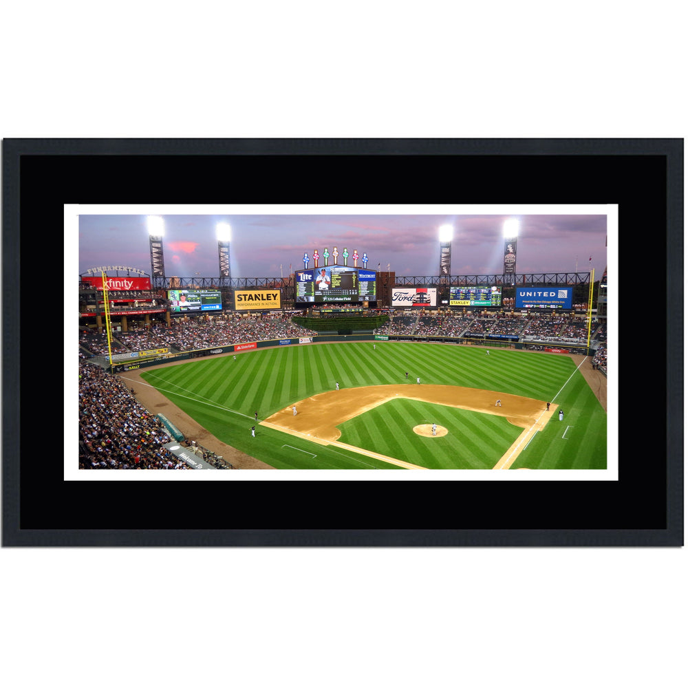 Framed Guaranteed Rate Field Chicago White Sox MLB 16x24 Baseball Photo Professionally Matted (ONLINE ORDER ONLY)