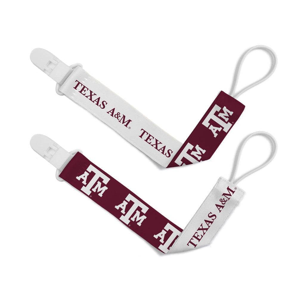 Texas A&M Aggies - Pacifier Clip 2-Pack (ONLINE ORDER ONLY)
