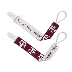 Texas A&M Aggies - Pacifier Clip 2-Pack (ONLINE ORDER ONLY)