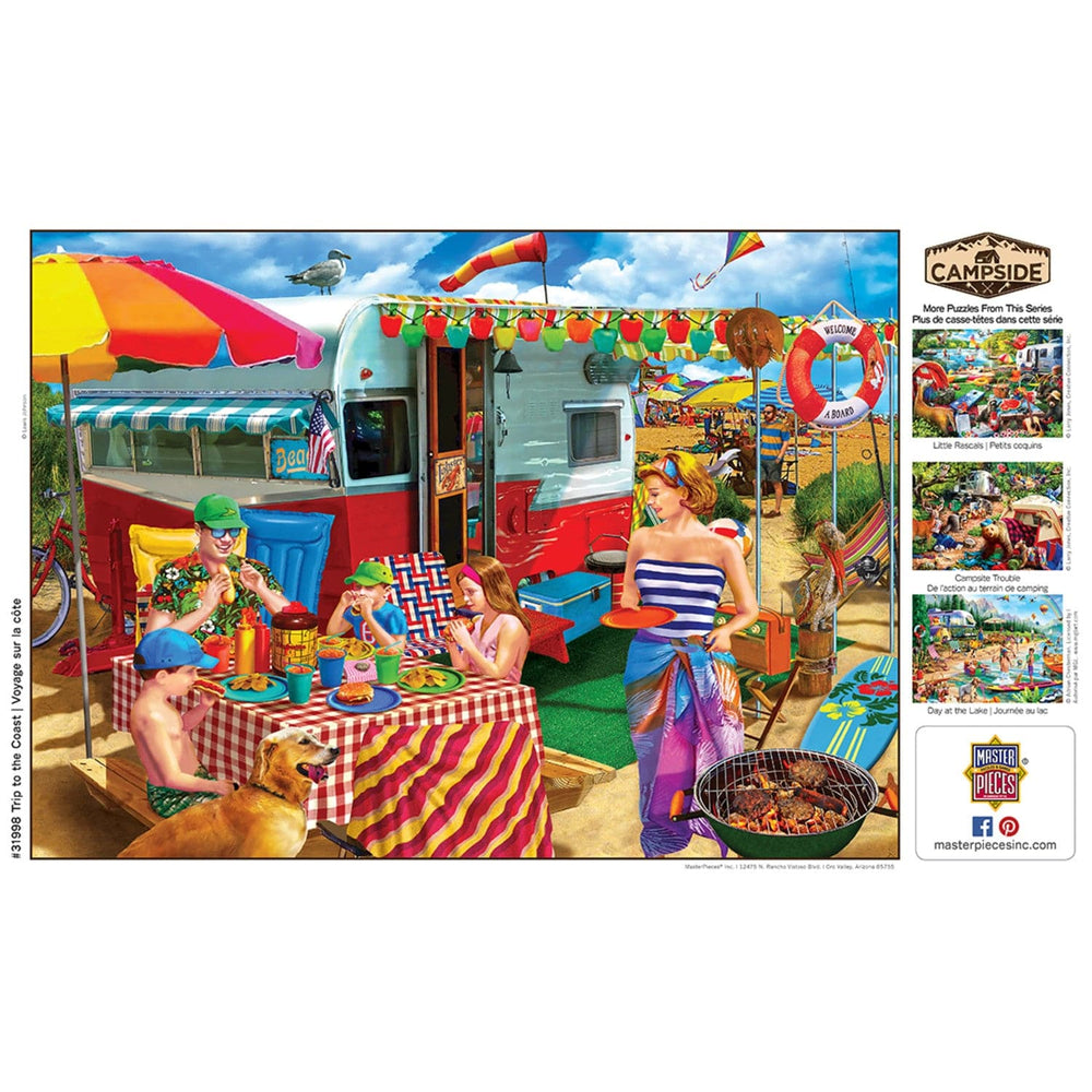 Campside - Trip to the Coast 300 Piece EZ Grip Jigsaw Puzzle (ONLINE ORDER ONLY)