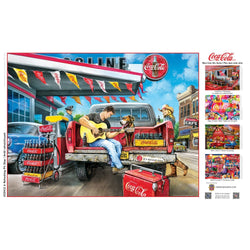 Coca-Cola - A Refreshing Pit Stop 300 Piece EZ Grip Jigsaw Puzzle (ONLINE ORDER ONLY)