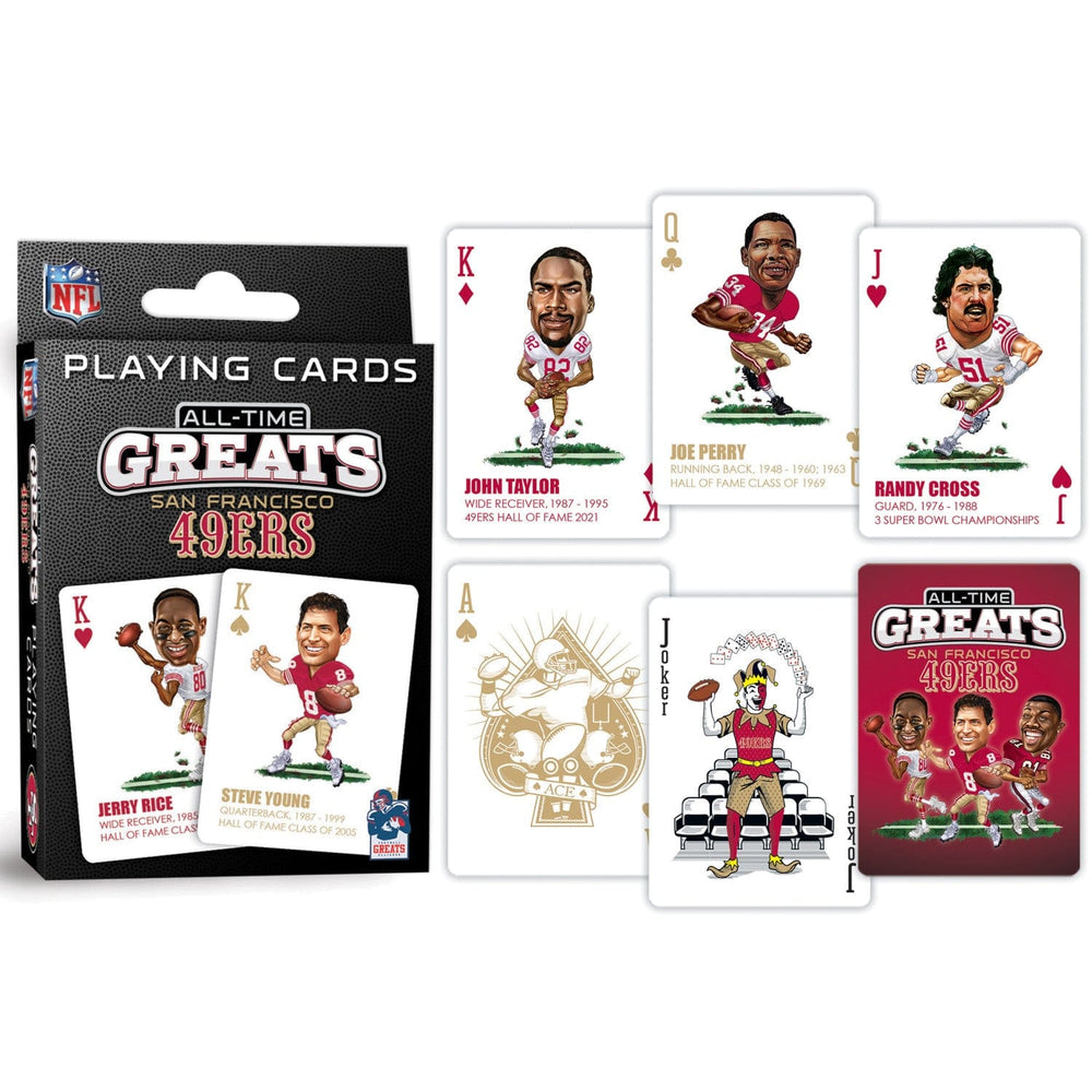 San Francisco 49ers All-Time Greats Playing Cards - 54 Card Deck (ONLINE ORDER ONLY)