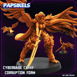 3D Printed Papsikels Cyberbabe Cathy Set July 2024 Cyberpunk 28mm 32mm (Online Only)