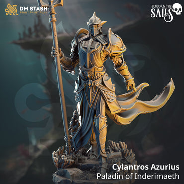 Cylantros Azurius of Inderimaeth (Male Human Paladin) (Online Order Only)