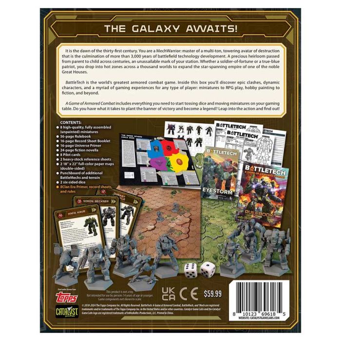 BattleTech: A Game of Armored Combat 40th Anniversary (ONLINE ORDER ONLY)