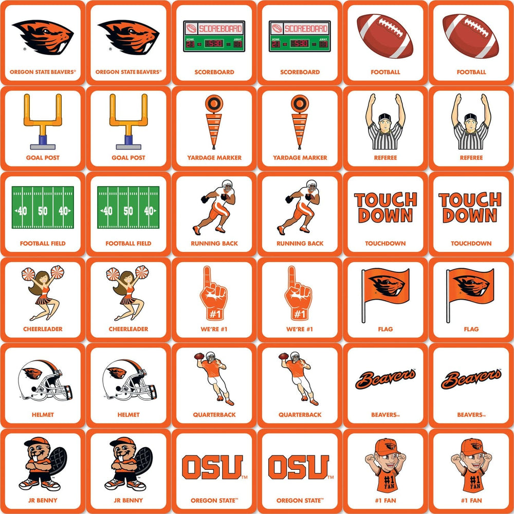 Oregon State Beavers Matching Game