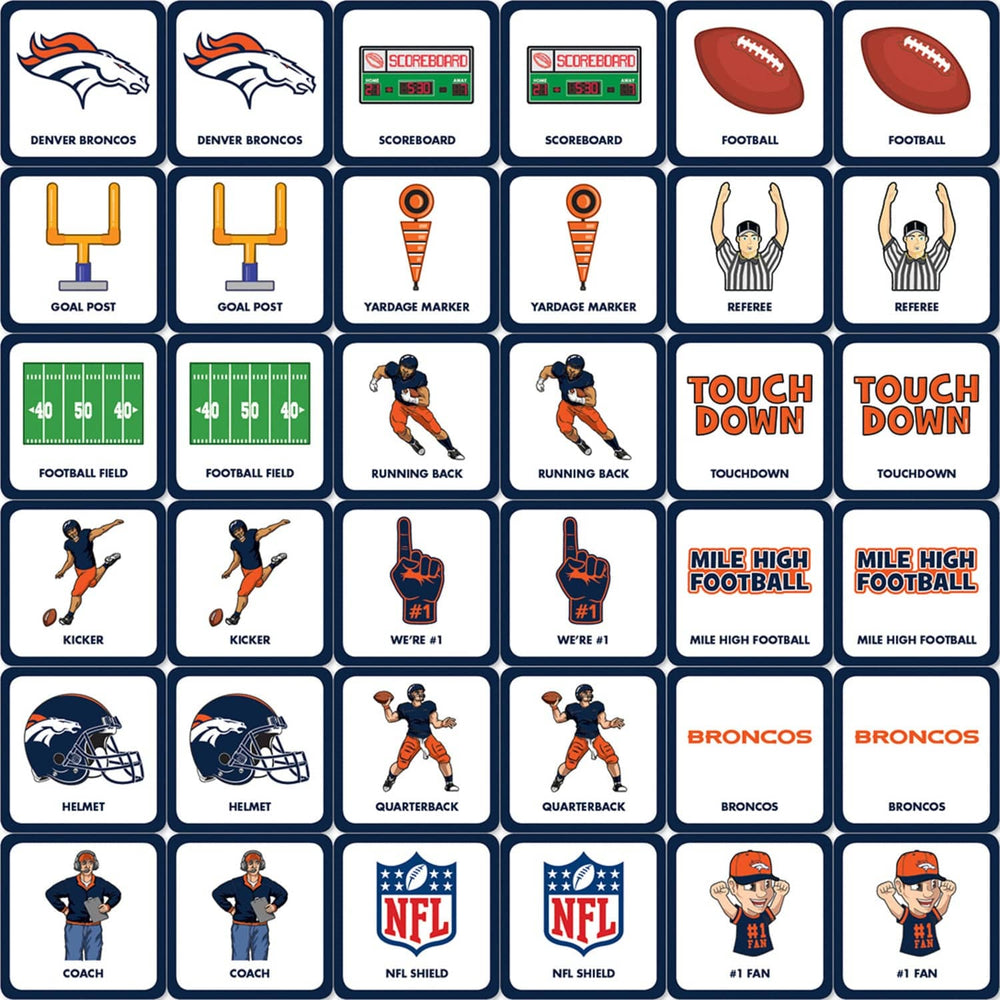 Denver Broncos Matching Game (ONLINE ORDER ONLY)