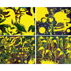 Glow in the Dark 100 Piece Jigsaw Puzzles - 4-Pack V2 (ONLINE ORDER ONLY)