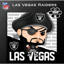 Las Vegas Raiders - NFL Mascot 100 Piece Jigsaw Puzzle (ONLINE ORDER ONLY)