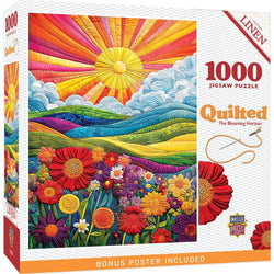 Quilted - The Blooming Horizon 1000 Piece Jigsaw Puzzle (ONLINE ORDER ONLY)