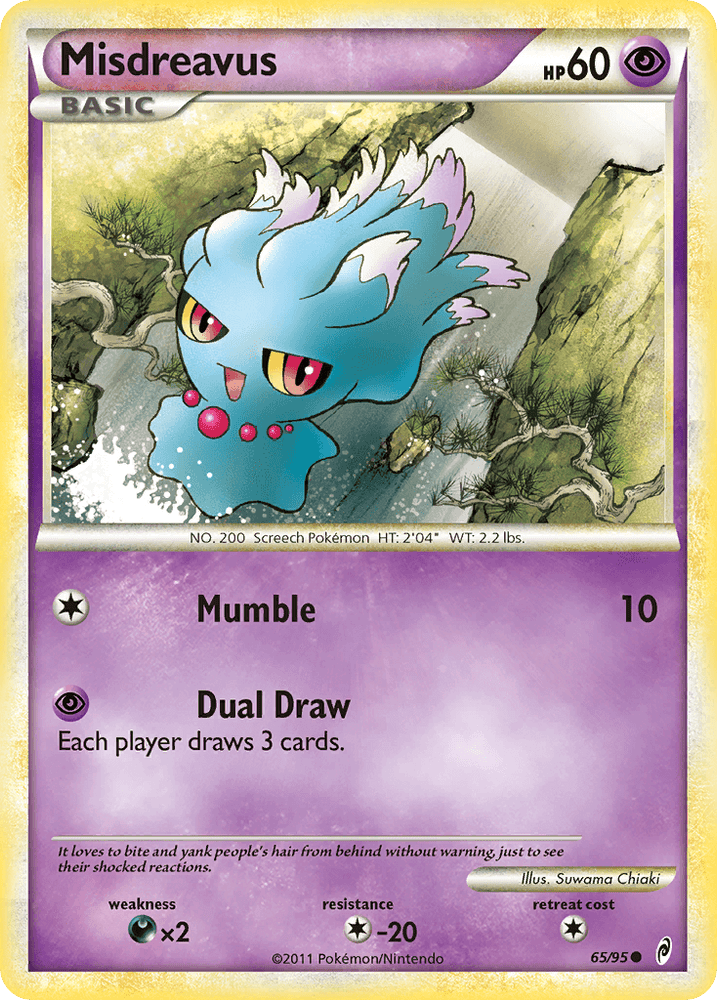 Misdreavus (65/95) [HeartGold & SoulSilver: Call of Legends] (Online Only)
