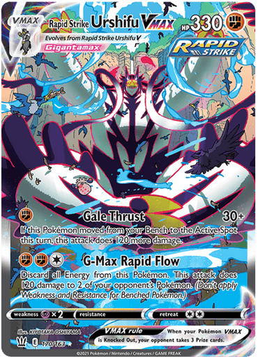Rapid Strike Urshifu VMAX (170/163) [Sword & Shield: Battle Styles] (Online Only)