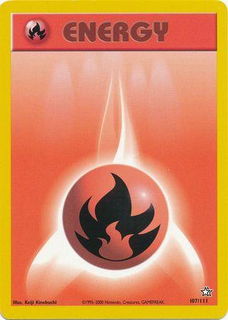 Fire Energy (107/111) [Neo Genesis Unlimited] (Online Only)