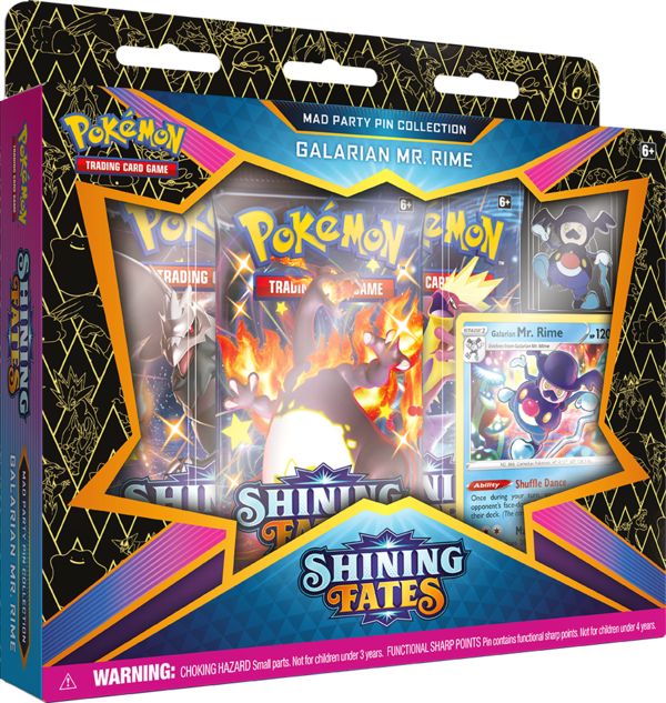 Pokemon Shining Fates: Mad Party Pin Collection - Galarian Mr. Rime (ONLINE ORDER ONLY)