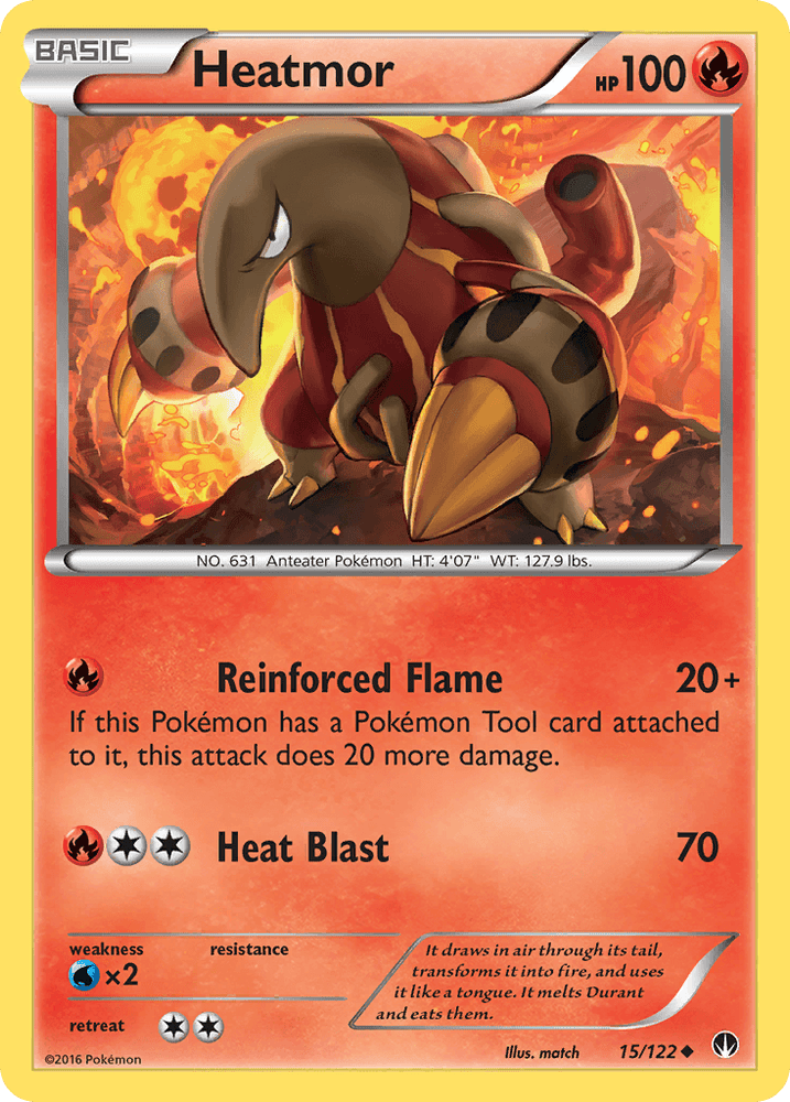 Heatmor (15/122) [XY: BREAKpoint] (Online Only)