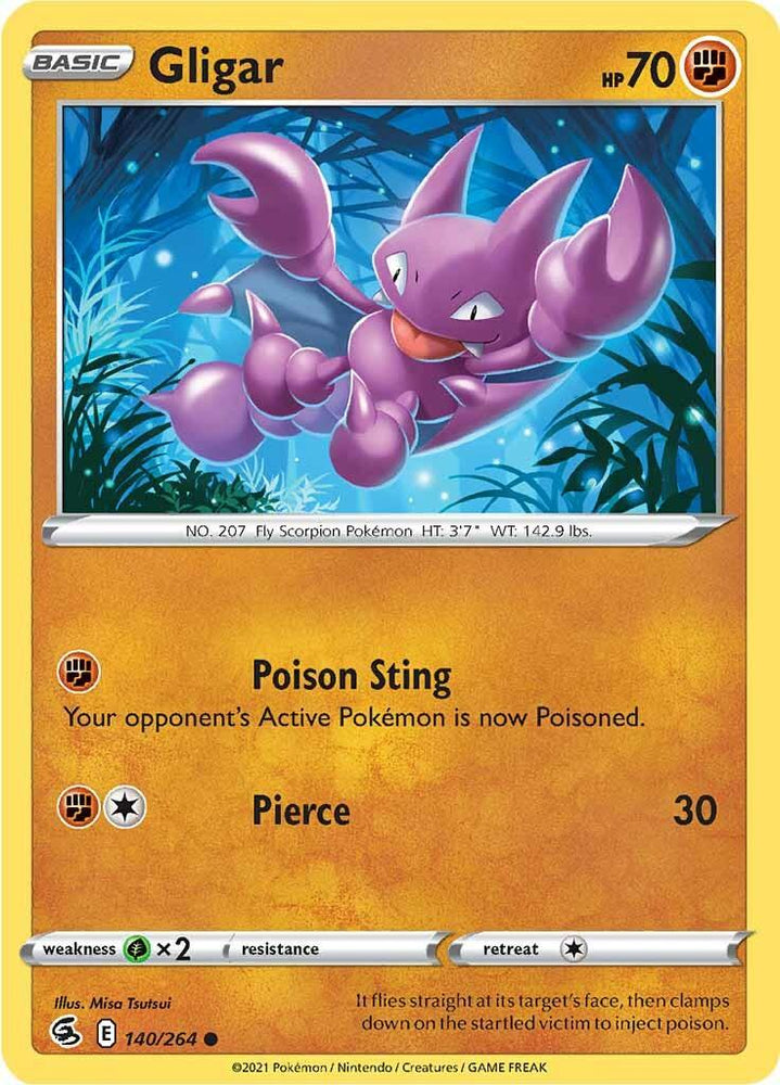 Gligar (140/264) [Sword & Shield: Fusion Strike] (Online Only)