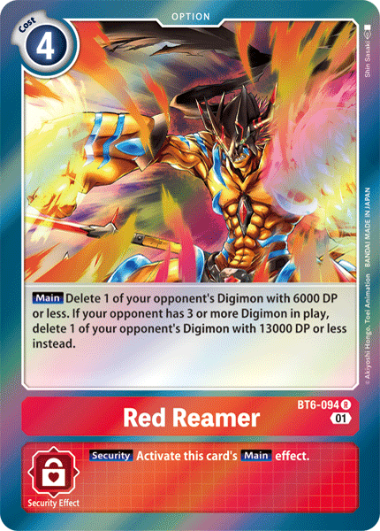 Red Reamer [BT6-094] [Double Diamond] (ONLINE ORDER ONLY)