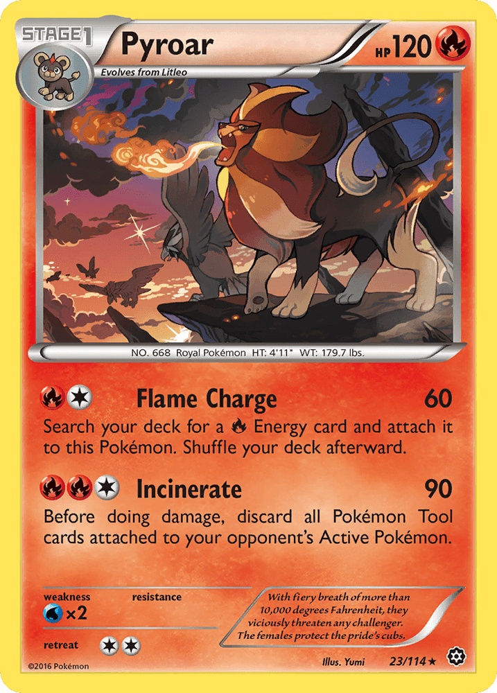 Pyroar (23/114) [XY: Steam Siege] (Online Only)