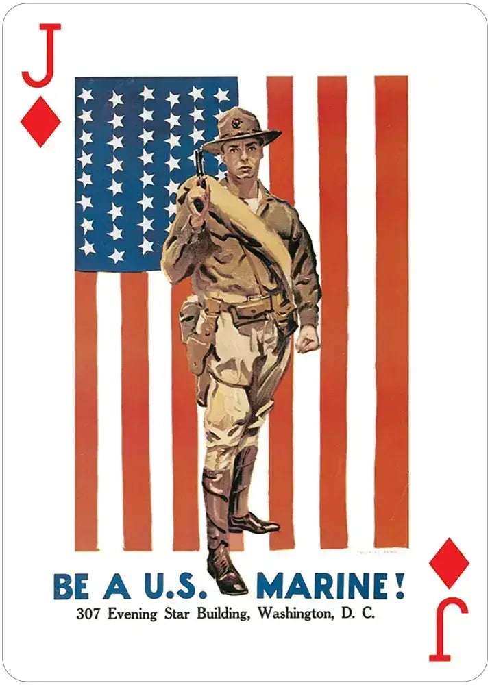 USA Posters of World Wars I and II Poker Deck (ONLINE ORDER ONLY)