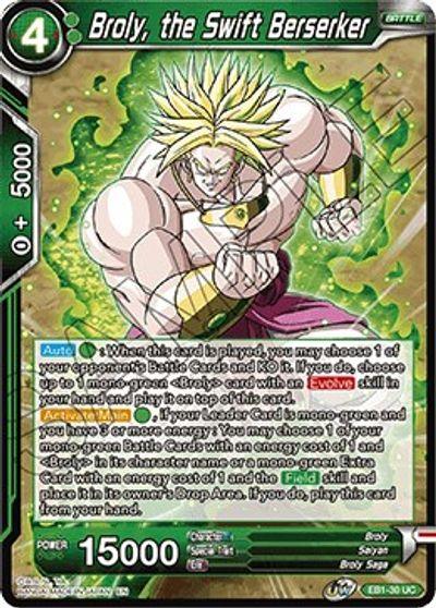 Broly, the Swift Berserker (EB1-30) [Battle Evolution Booster] (ONLINE ORDER ONLY)