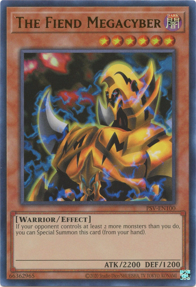 The Fiend Megacyber (25th Anniversary) [PSV-EN100] Ultra Rare (ONLINE ORDER ONLY)