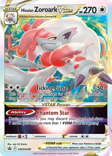 Hisuian Zoroark VSTAR (SWSH298) [Sword & Shield: Lost Origin] (Online Only)