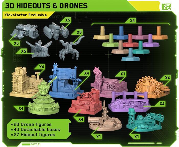 Cyberpunk 2077: Gangs of Night City - 3D Hideouts & Drones Kickstarter Exclusive Expansion (ONLINE ORDER ONLY)