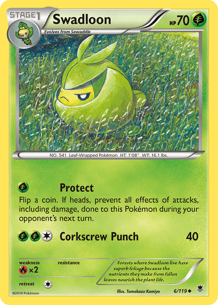 Swadloon (6/119) [XY: Phantom Forces] (Online Only)