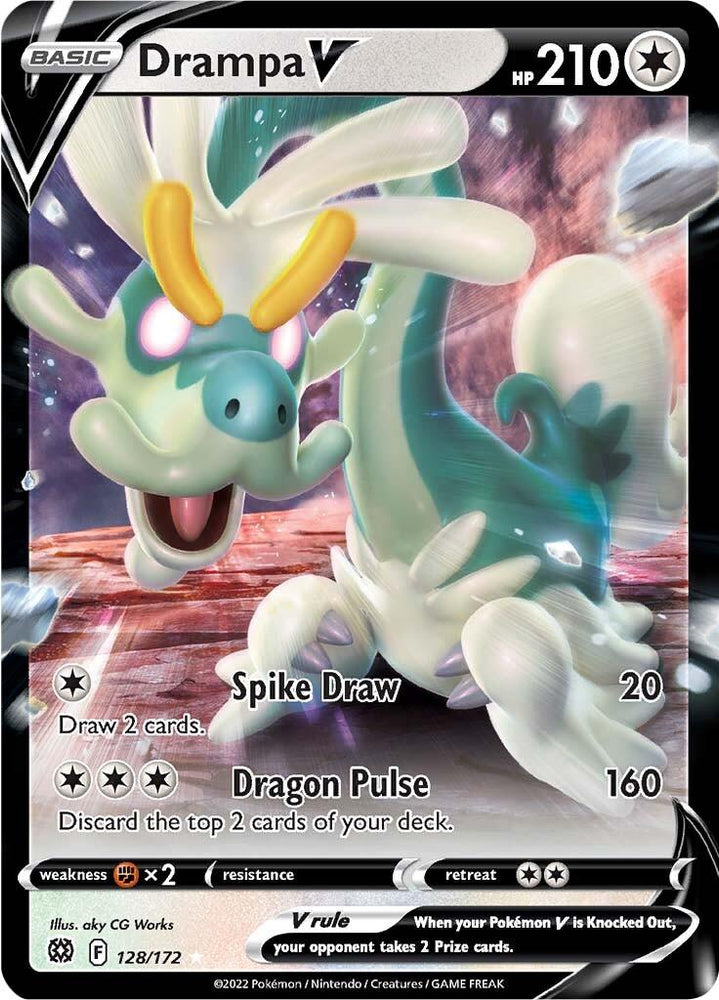 Drampa V (128/172) [Sword & Shield: Brilliant Stars] (Online Only)