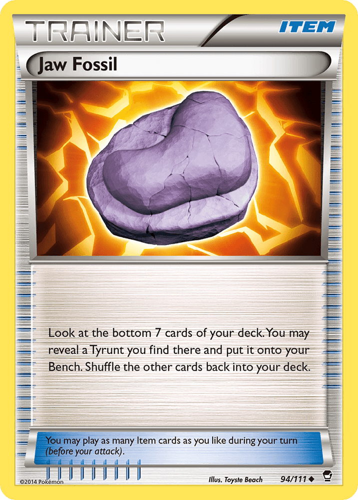 Jaw Fossil (94/111) [XY: Furious Fists] (Online Only)