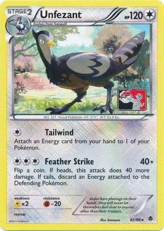 Unfezant (82/98) (League Promo) [Black & White: Emerging Powers] (Online Only)
