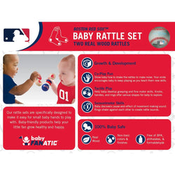Boston Red Sox - Baby Rattles 2-Pack (ONLINE ORDER ONLY)