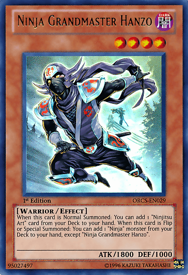 Ninja Grandmaster Hanzo [ORCS-EN029] Ultra Rare (ONLINE ORDER ONLY)