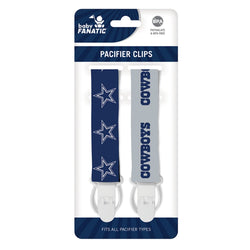 Dallas Cowboys - Pacifier Clip 2-Pack (ONLINE ORDER ONLY)