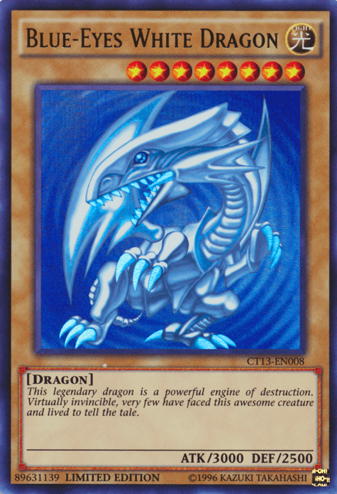 Blue-Eyes White Dragon [CT13-EN008] Ultra Rare (ONLINE ORDER ONLY)