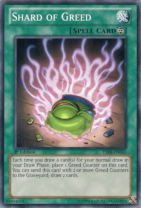 Shard of Greed [YSKR-EN041] Common (ONLINE ORDER ONLY)