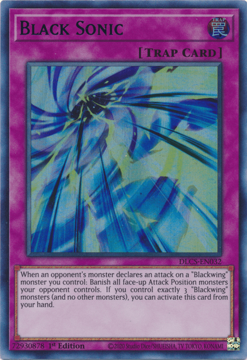 Black Sonic (Blue) [DLCS-EN032] Ultra Rare (ONLINE ORDER ONLY)