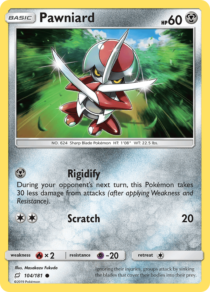Pawniard (104/181) [Sun & Moon: Team Up] (Online Only)