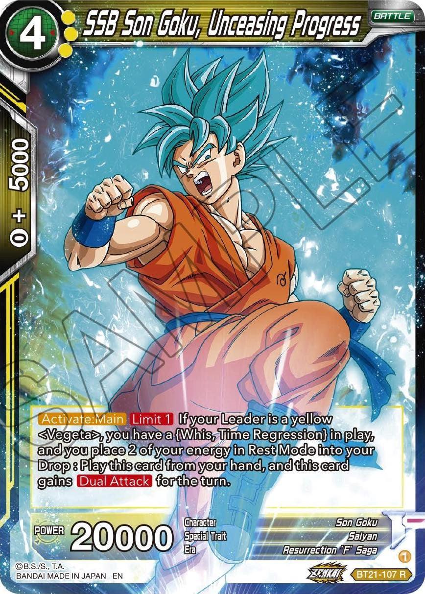 SSB Son Goku, Unceasing Progress (BT21-107) [Wild Resurgence] (ONLINE ORDER ONLY)