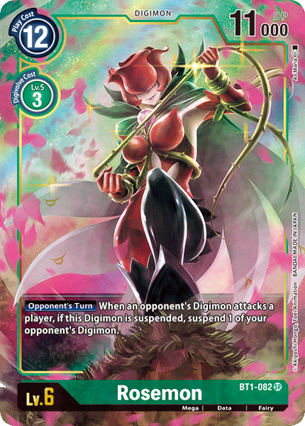 Rosemon [BT1-082] (Alternate Art) [Release Special Booster Ver.1.0] (ONLINE ORDER ONLY)