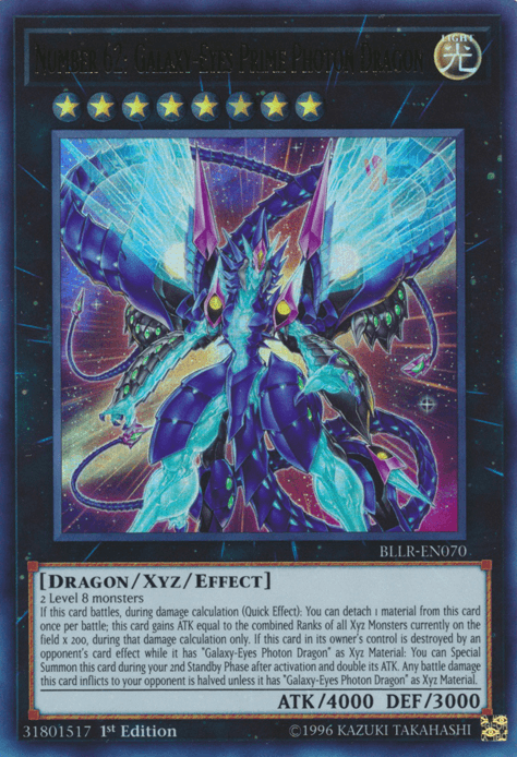 Number 62: Galaxy-Eyes Prime Photon Dragon [BLLR-EN070] Ultra Rare (ONLINE ORDER ONLY)
