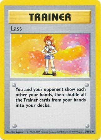 Lass (75/102) [Base Set Shadowless Unlimited] (Online Only)