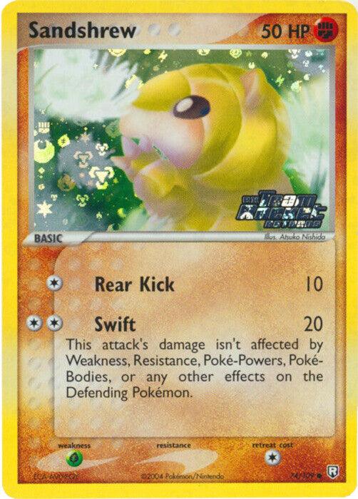 Sandshrew (74/109) (Stamped) [EX: Team Rocket Returns] (Online Only)