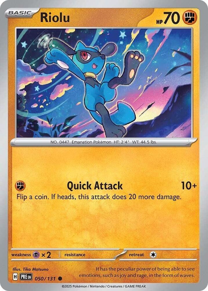 Riolu (050/131) [Scarlet & Violet: Prismatic Evolutions] (Online Only)