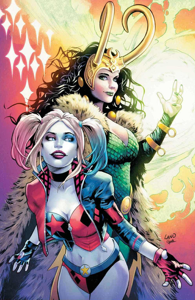 MARVEL DC: DEADPOOL BATMAN #1 GREG LAND EXCLUSIVE VIRGIN VAR  HARLEY QUINN LADY LOKI [09/24/2025] (ONLINE ORDER ONLY)