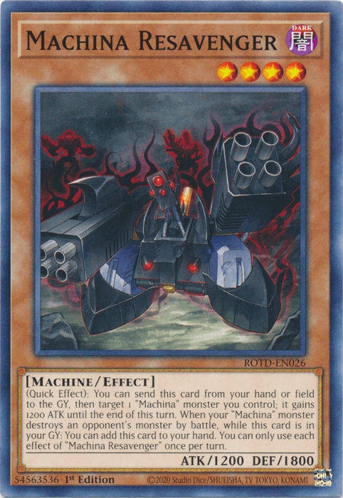 Machina Resavenger [ROTD-EN026] Common (ONLINE ORDER ONLY)