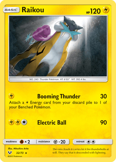 Raikou (32/73) [Sun & Moon: Shining Legends] (Online Only)