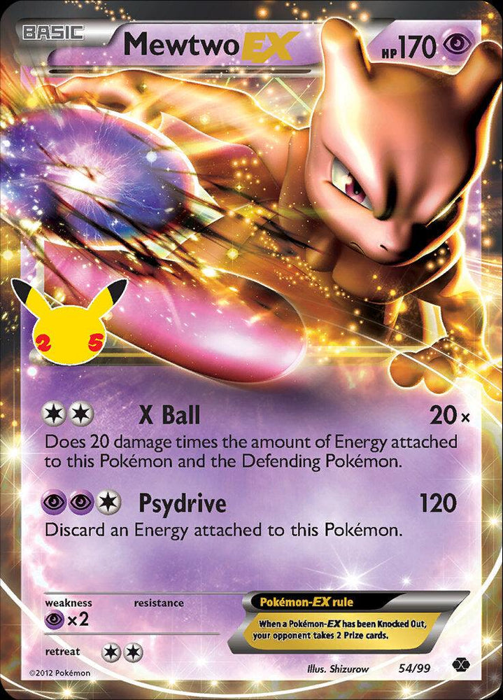 Mewtwo EX (54/99) [Celebrations: 25th Anniversary - Classic Collection] (Online Only)