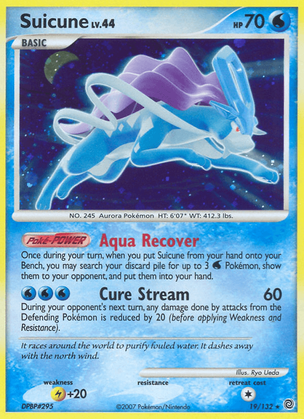 Suicune (19/132) [Diamond & Pearl: Secret Wonders] (Online Only)