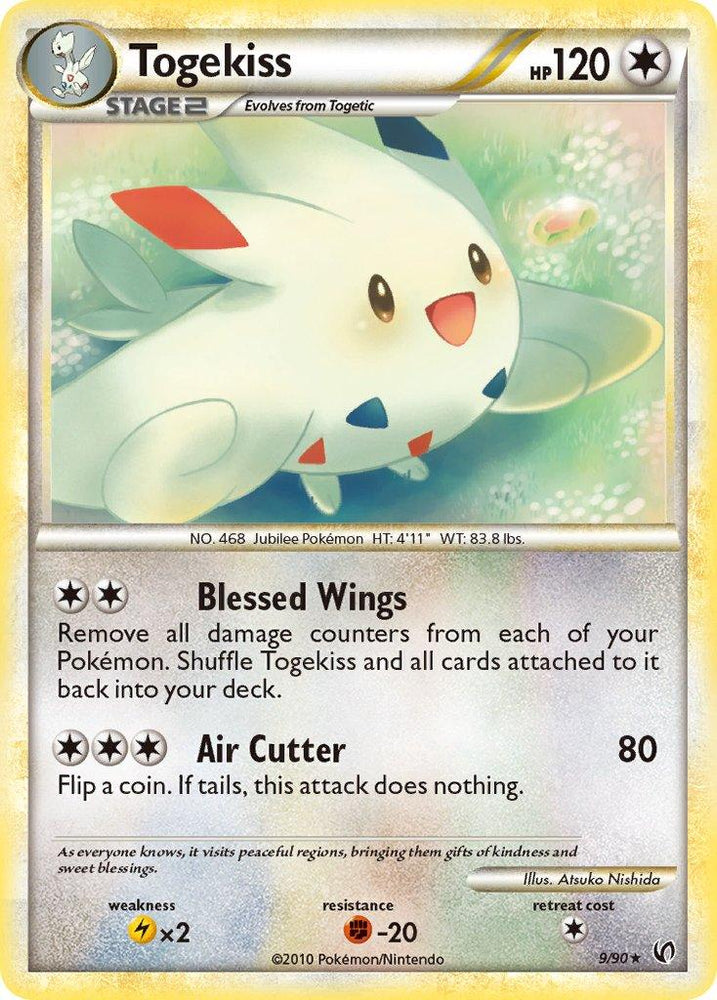Togekiss (9/90) (Theme Deck Exclusive) [HeartGold & SoulSilver: Undaunted] (Online Only)